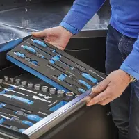 Datona Plattekop schroevendraaierset 6-delig in Plus softmodule