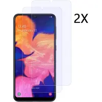 Ntech 2 Stuks Screenprotector Tempered Glass voor Screenprotector Geschikt voor Samsung Galaxy A10