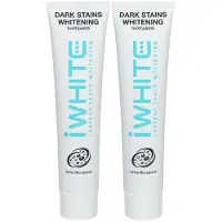 IWhite Dark Stains Whitening Tandpasta 2x75 ml Tandpasta