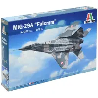 Italeri Modelbouwpakket Militaire voertuigen - 1377 MIG 29A #039Fulcrum Plastic - 1:72 -