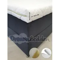 Bamboo Splittopper Premium 160x210 ca. 10cm dik Hybride schuim Medium/Stevig Hoes