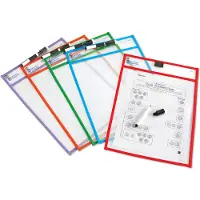 Learning Resources Doorzichtige insteekhoezen A4+ (set van 5)