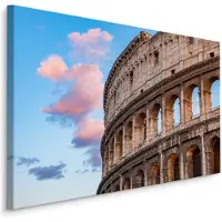 Karo-art Schilderij - Colosseum Rome, multi-gekleurd, 4 maten, wanddecoratie