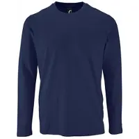 Sols Heren Keizerlijk T-Shirt met lange mouwen (Franse marine)