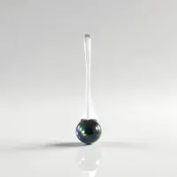 Cavill - Zilveren Hanger - 925 Sterling Zilver Geplatineerd - 1,291 ct Ronde Mezezo Opaal uit Ethiopië - Elegant & Tijdloos Design - 29x7 mm
