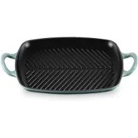 Le Creuset Grillplaat Signature - Sea Salt - 30 x 27 cm - Geëmailleerd Gietijzer