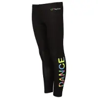 Papillon sportlegging zwart/multi Sportbroek Meisjes Katoen Tekst - maat 164