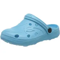 Beco kindersandalen, turquoise kleur, gemaakt van lichtgewicht EVA-materiaal, met voetbed en profielzool