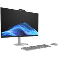 HP Ordinateur de bureau Tout-en-un OmniStudio X 32-c1006nf 31.5" Intel Core Ultra 7 32 Go RAM 2 To SSD Argent météore - Azerty Français