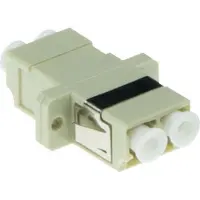 ACT Glasvezel koppelstuk OM1/OM2 - LC naar LC (Duplex, Multimode. Flens)