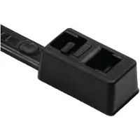Hellermanntyton 117-00008 T50LDH-PA66HS-BK (100) Kabelbinder 395 mm 4.70 mm Zwart 100 stuk(s)