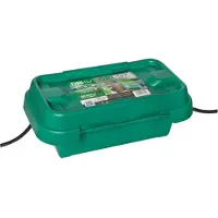 Autres Dribox waterdichte kabelverdeelbox voor buiten - IP55 - 20 x 9 x 9 cm - Groen