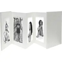 Deknudt A66DC7 8PH - leporello album - grijs - 8x foto 13x18 cm