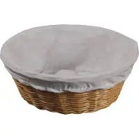 Kesper BROODMAND 24X24X9CM PLASTIC W. VOERING, Brood bewaren, Bruin