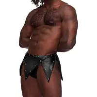 Pipedream Eros - Gladiator Kiltontwerp met een Vastgehechte String black L/XL