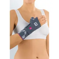 Medi GmbH & Co. KG - Manumed Active Polsbrace - Silver - Kant: Rechts, Maat (polsomtrek): Maat 4: 19 - 21 cm