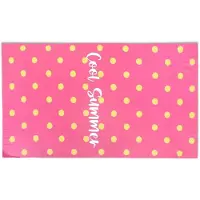 Lucca Sneldrogend Microvezel Strandlaken - Cool Summer - 100x180 - Pink