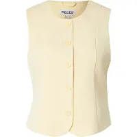 Pieces Bodywarmer 'PCKAMIL' lichtgeel