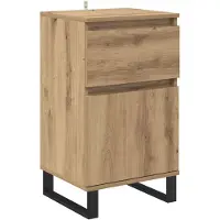 vidaXL Dressoir Artisan-eikenhout, 35 x 40 x 70 cm, houtvezel