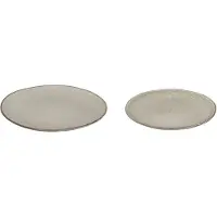 Broste Copenhagen - Set borden Nordic Sand - 4 Dinerborden en 4 Ontbijtborden