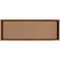 Guido Gusto Copper RVS Inbouwnis met tegelflens 30x90x7cm