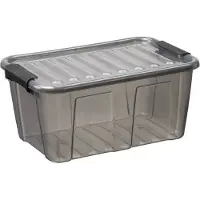 PLAST TEAM Vertriebs GmbH Container met deksel Home Box 7,7L / Grijs