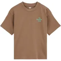 We fashion Shirt turquoise / lichtbruin