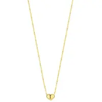 The Jewelry Collection 9 krt. 9K Collier hartje 1 8000119