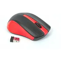 Platinet - Draadloze Muis - 1000-1200-1600 DPI - Tot 10 Meter Bereik - Muis met Duimsteun - Rood/Zwart