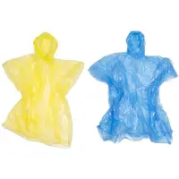 Benson Wegwerp Poncho Transparant - 25 Stuks