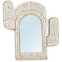 Bazar Bizar De Cactus Shell Spiegel - Wit