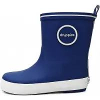 Druppies Regenlaarzen Kinderen - Donkerblauwe Rubber Laarzen - Meisjes - Jongens - Fashion Boot - Maat 25