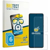 BROTECT - Screenprotector voor Motorola Razr 70 - Folie Beschermfolie transparant 6 Stuks