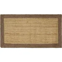 vidaXL Vloerkleden Grijs 80 x 150 cm Jute