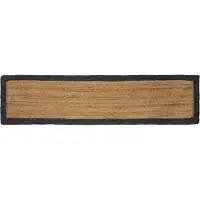 vidaXL Vloerkleden Donkergrijs 60 x 300 cm Jute