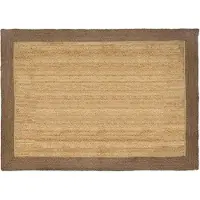 vidaXL Gebied Tapijt Grijs 160 x 230 cm Jute