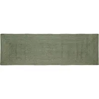 vidaXL Gebied Tapijt Olijfgroen 80 x 250 cm Jute