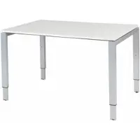 Schaffenburg Verstelbaar Bureau - Domino 120x80 grijs - alu frame