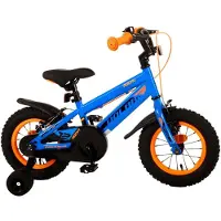 Volare Rocky kinderfiets - voor jongens - 12 inch - blauw - met twee handremmen