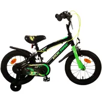 Volare Super GT kinderfiets - voor jongens - 14 inch - groen - met twee handremmen