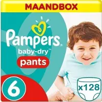 Pampers Baby Dry Pants Luierbroekjes - Maat 6 - 128 stuks
