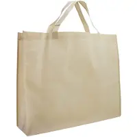 Rotim Shopper Bag - 10 stuks - Ecru/Beige - 54x45x14cm - Non Woven - Shopper tas