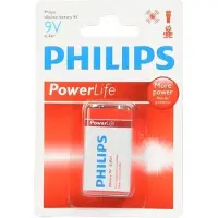 Philips Powerlife Alkaline 9 Volt Batterij