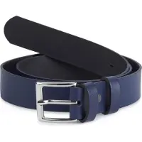 Ladeheid Kinderriem – Riem - Jongens - Broekriem - Verstelbaar - Leer – Marineblauw-2 – 70 cm LA-EL-KIDS