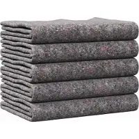 vidaXL - Verhuisdekens - 5 - st - Grijs - 150 - x - 200 - cm - Stof