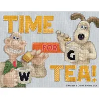 Bothy Threads Borduurpakket Wallace & Gromit - Time For Tea! - xwg02