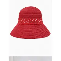HS Hoed - Rood Met Band - Dameshoed - One Size