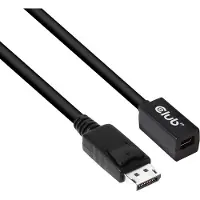 Club 3D DisplayPort / Mini-displayport Adapterkabel DisplayPort-stekker, Mini DisplayPort-bus 1.00 m Zwart CAC-1120 DisplayPort-kabel