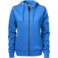 Printer Overhead Sweater Volledige Rits Dames Oceaan Blauw maat XXL dames