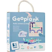 BS Toys Geoplank GA529 – Houten Educatief Spel met Patronen & Vormen